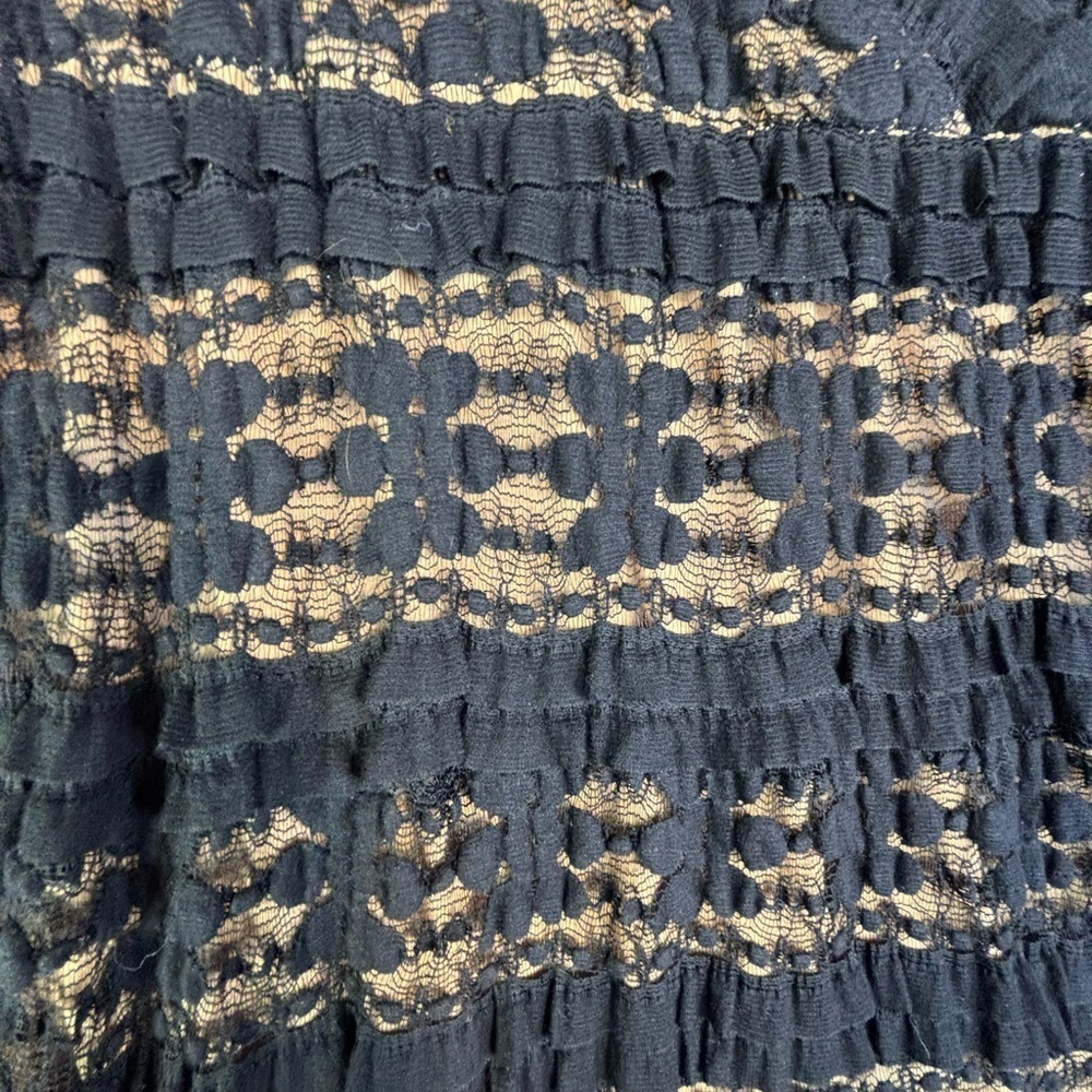 Max Studio Crocheted Lace Overlay Dress - Picture 5 of 8